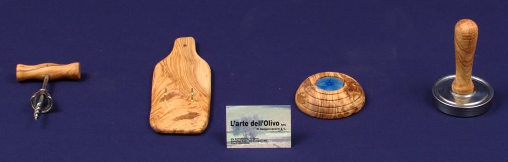 Set 5 utensili in legno di Ulivo - Arte Legno